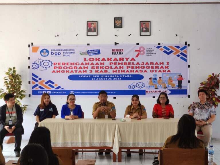 Aldrin Posumah Buka Lokakarya Program Sekolah Penggerak di Kabupaten Minahasa Utara