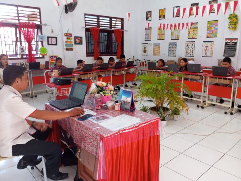 SD Negeri 124 Manado Ikut Gladi Bersih ANBK