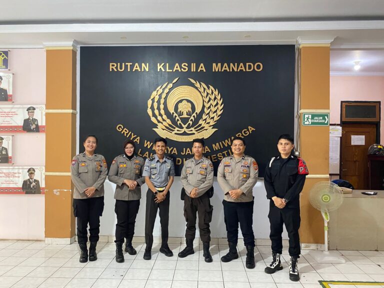 Rutan Manado Terima Patroli Sambang dari Polresta Manado