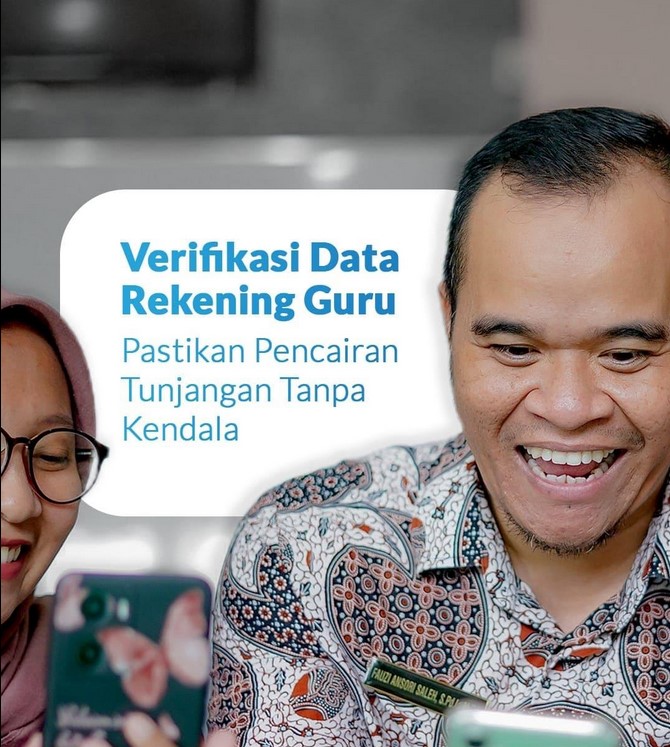 Kemendikdasmen Imbau Guru Segera Verifikasi dan Validasi Data Rekening melalui Laman Info GTK