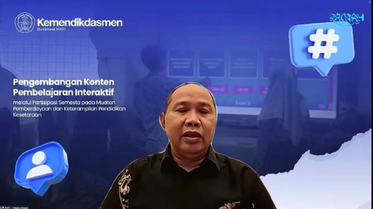 Kemendikdasmen Dorong Partisipasi Semesta Hadirkan Konten Digital Pendidikan Kesetaraan Yang Relevan dan Bermakna
