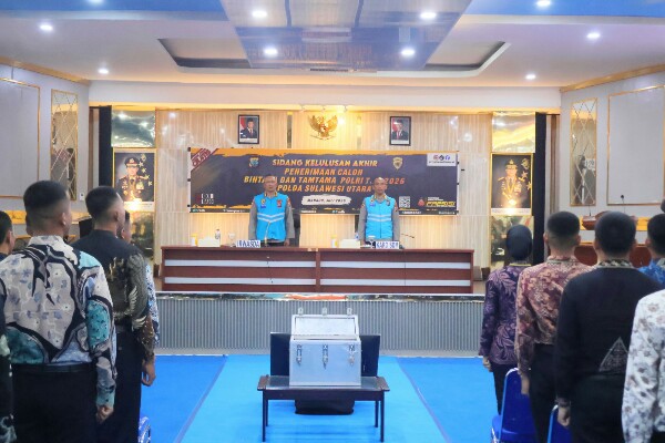 Sebanyak 121 Calon Bintara dan Tamtama Polri Dinyatakan Lulus Terpilih, Polda Sulut Tegaskan Seleksi Berjalan Bersih dan Transparan