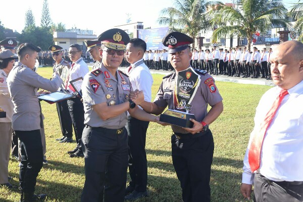 Apresiasi Lomba Bhayangkara di Polda Sulut: Polres Kepulauan Talaud Juara Cerdas Cermat KHUP dan KUHAP
