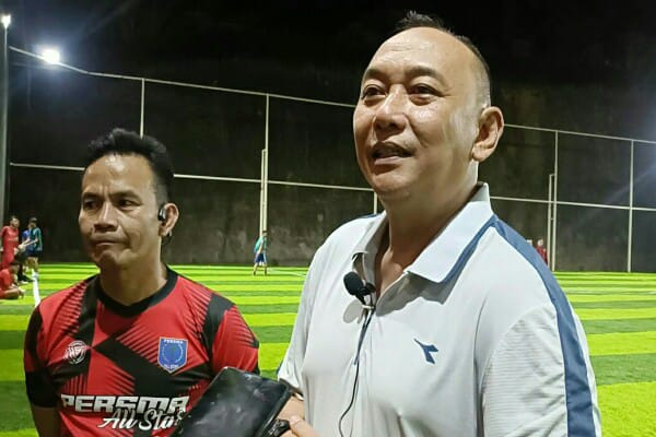 Pererat Tali Silaturahmi, Ditpolairud Polda Sulut dan Persma AllStar Adu Strategi di Mini Soccer